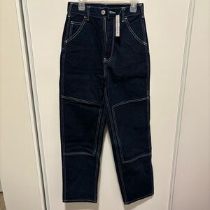 Brandy Melville Dark Blue High Rise Jeans